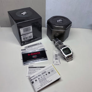 CASIO G-SHOCK GMWB5000D-3 Bluetooth Green Full Metal Solar Square Watch Steel