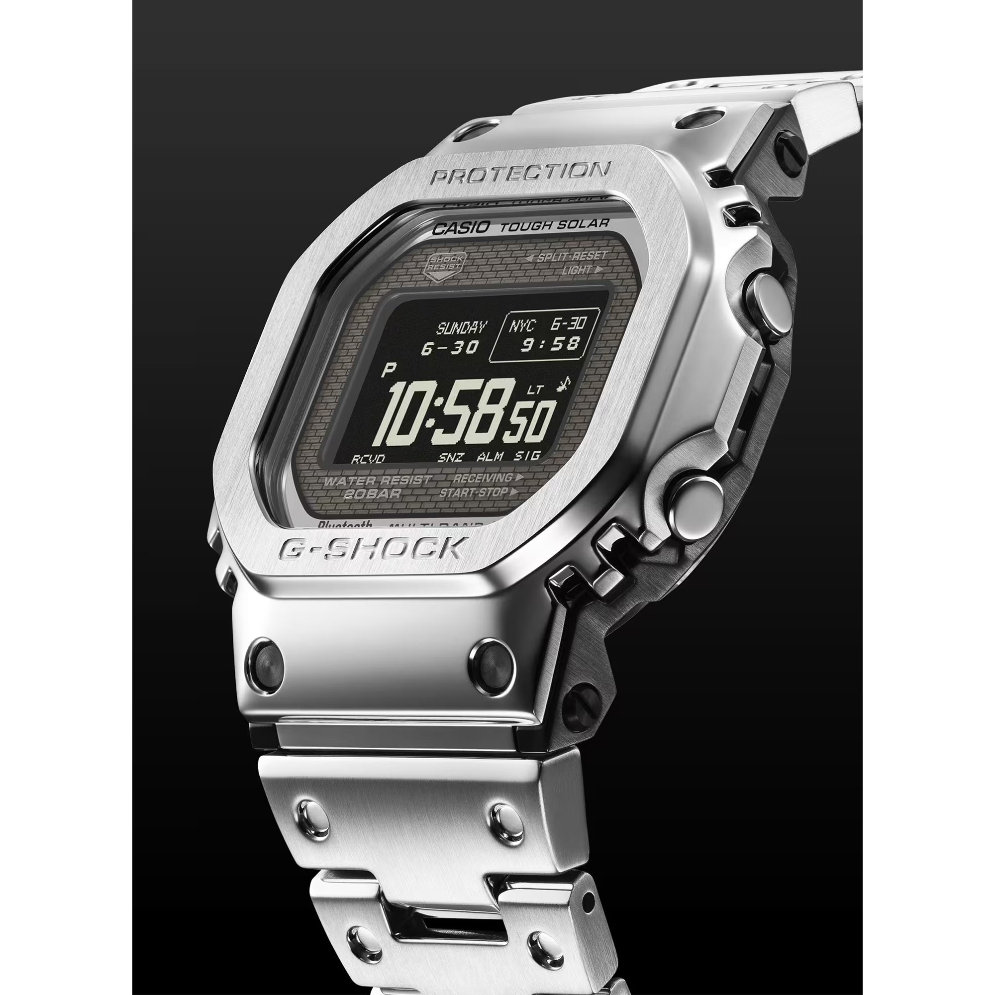 Casio G-Shock GMWBZ5000D-1 Steel Full Metal Square 2 Way MIP Digital Watch