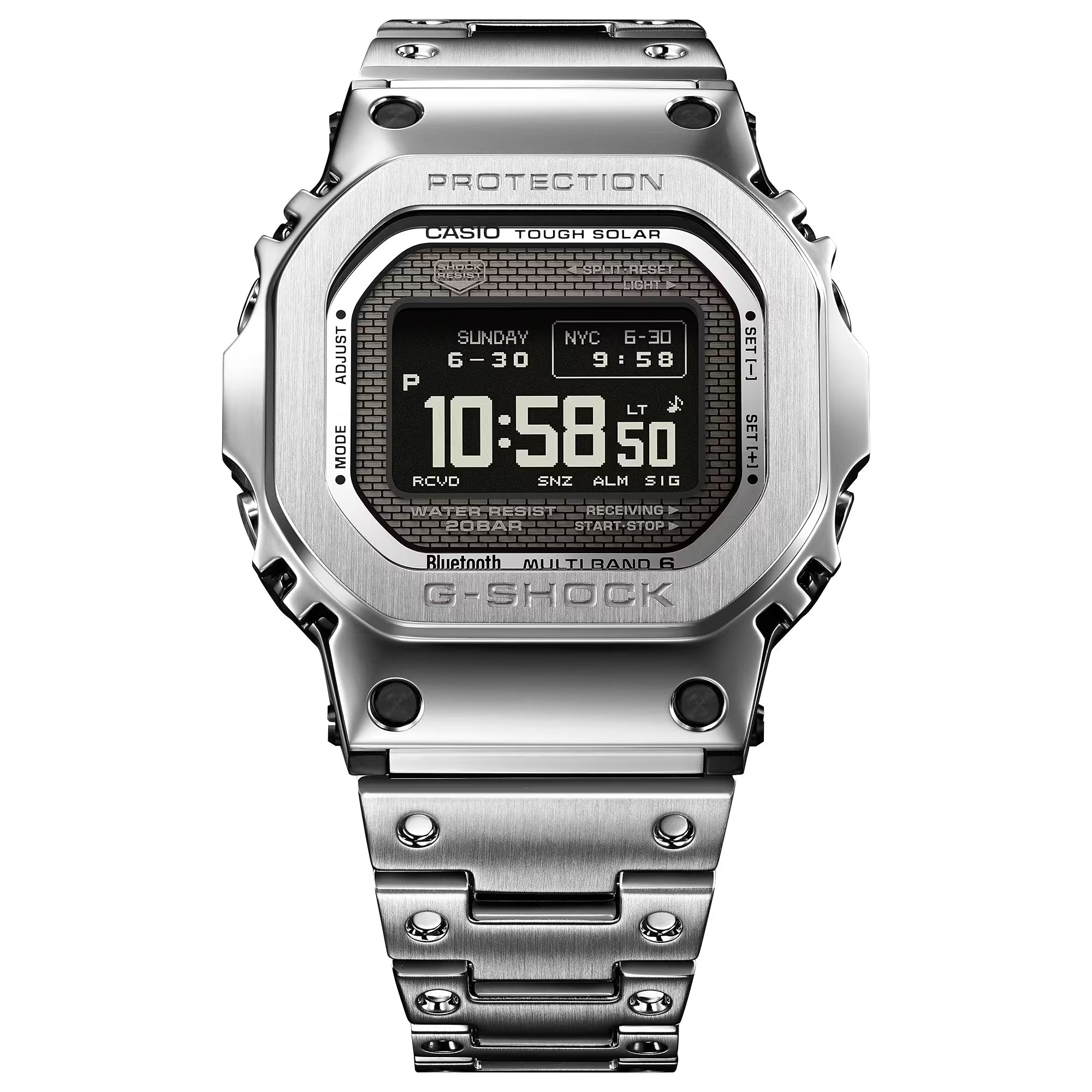 Casio G-Shock GMWBZ5000D-1 Steel Full Metal Square 2 Way MIP Digital Watch