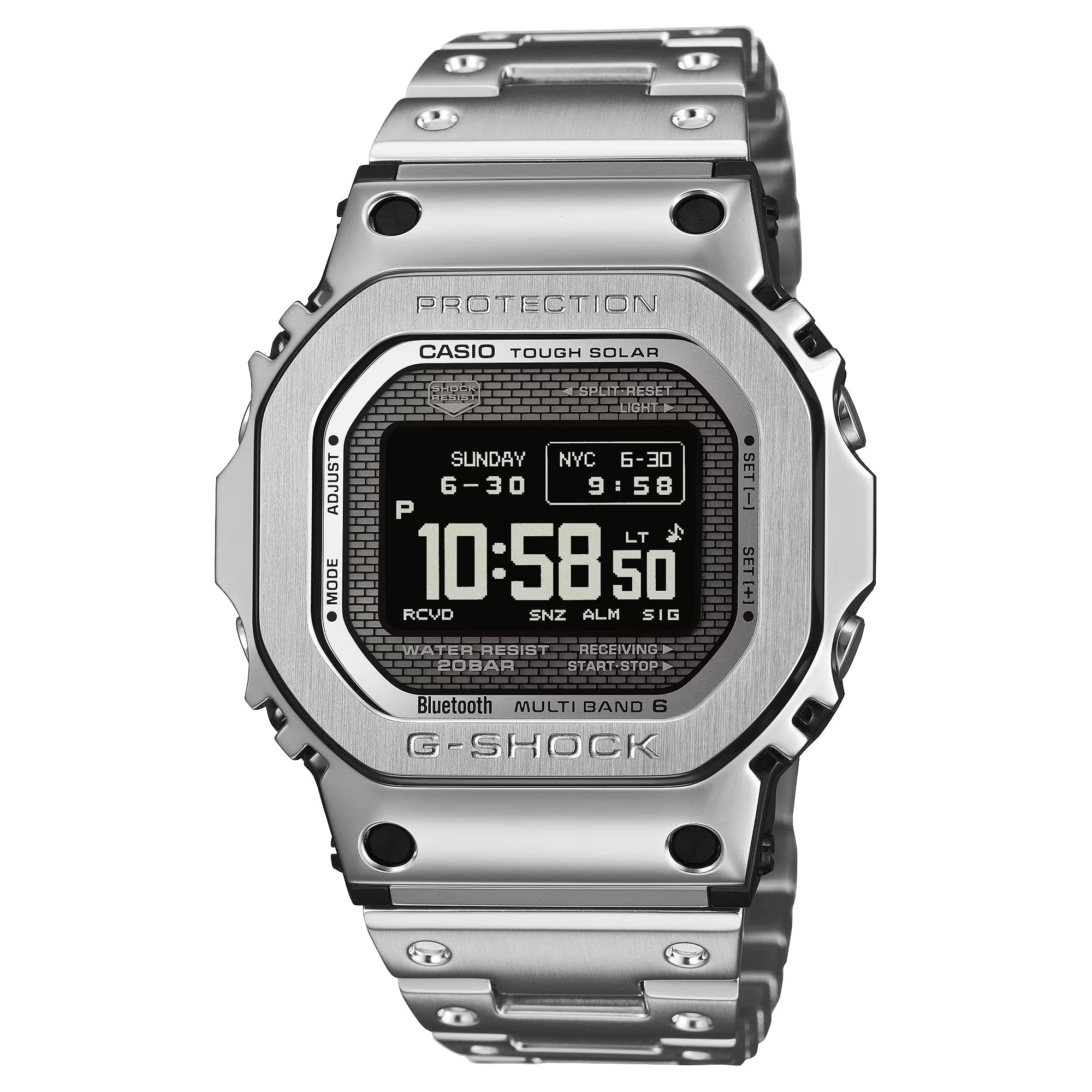 Casio G-Shock GMWBZ5000D-1 Steel Full Metal Square 2 Way MIP Digital Watch