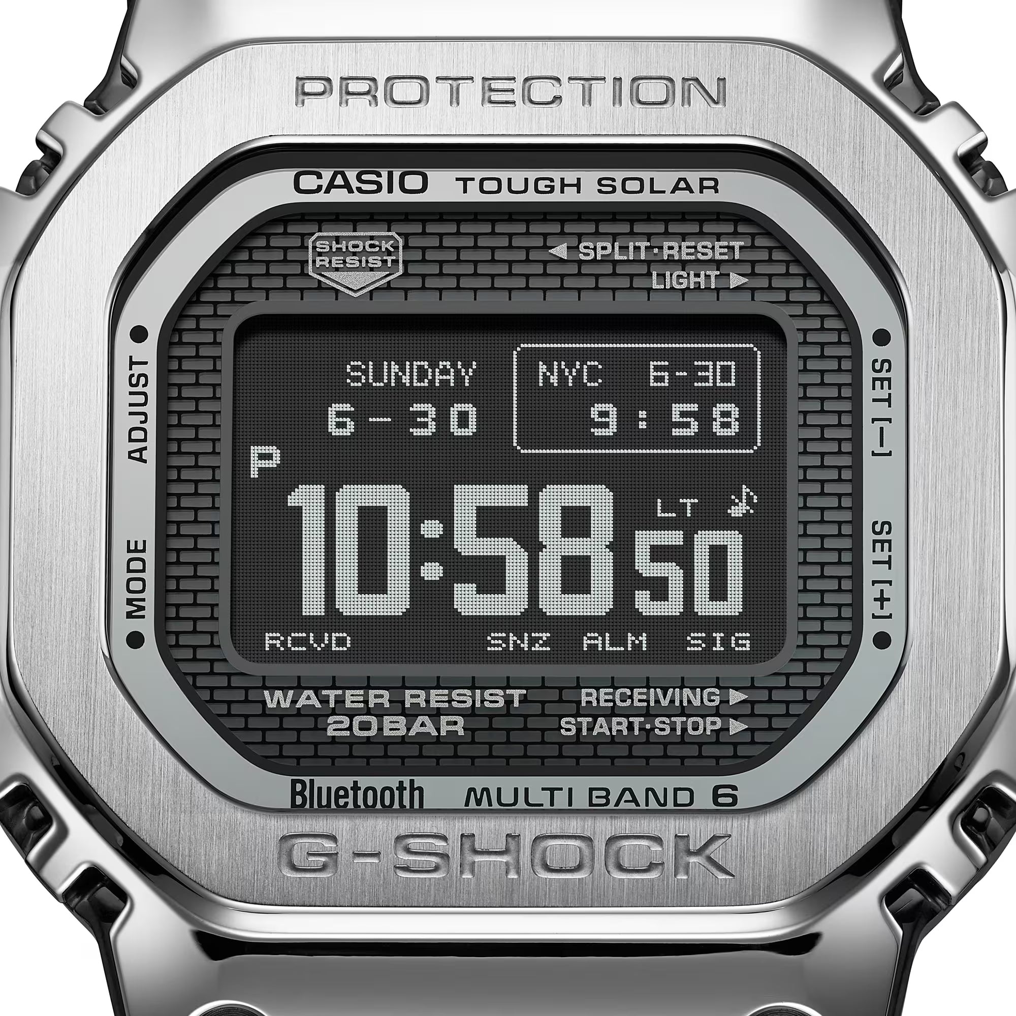 Casio G-Shock GMWBZ5000D-1 Steel Full Metal Square 2 Way MIP Digital Watch