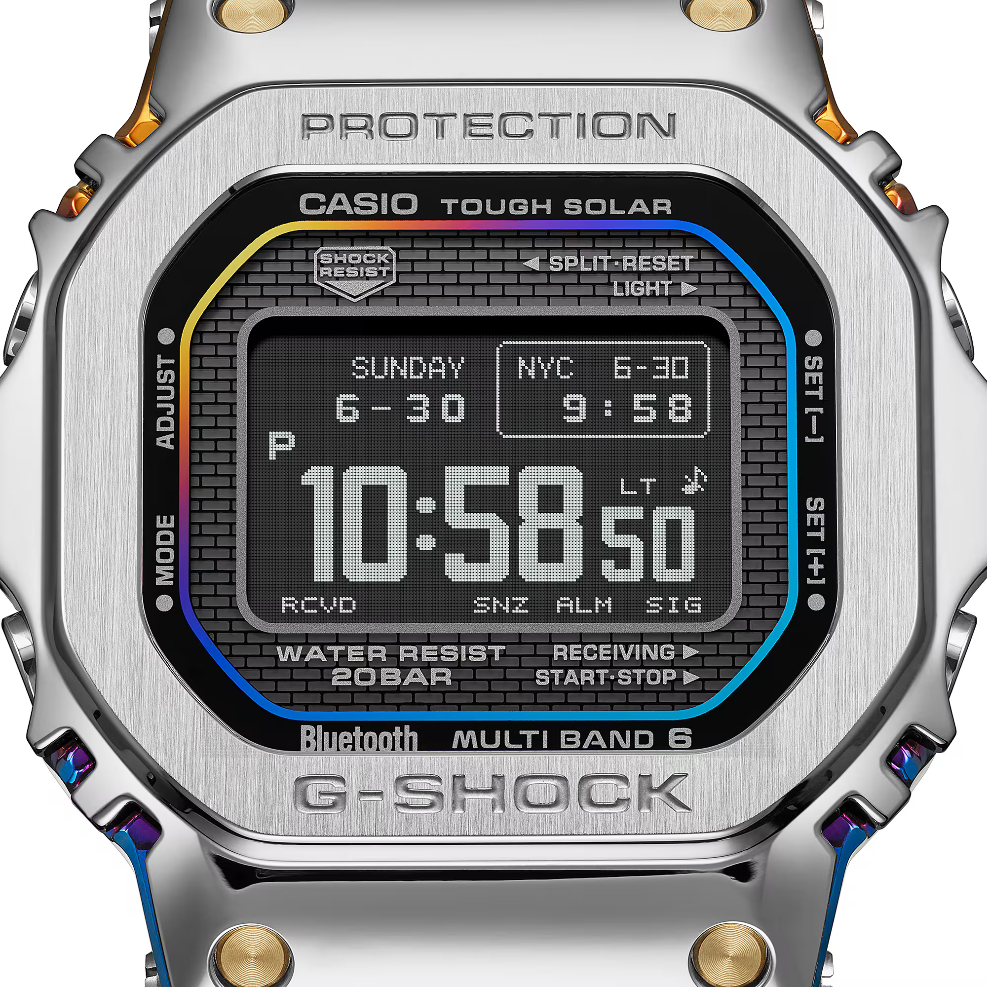 Casio G-Shock Raibow Gradient Metal 5000 MIP LCD GMWBZ5000RC-1