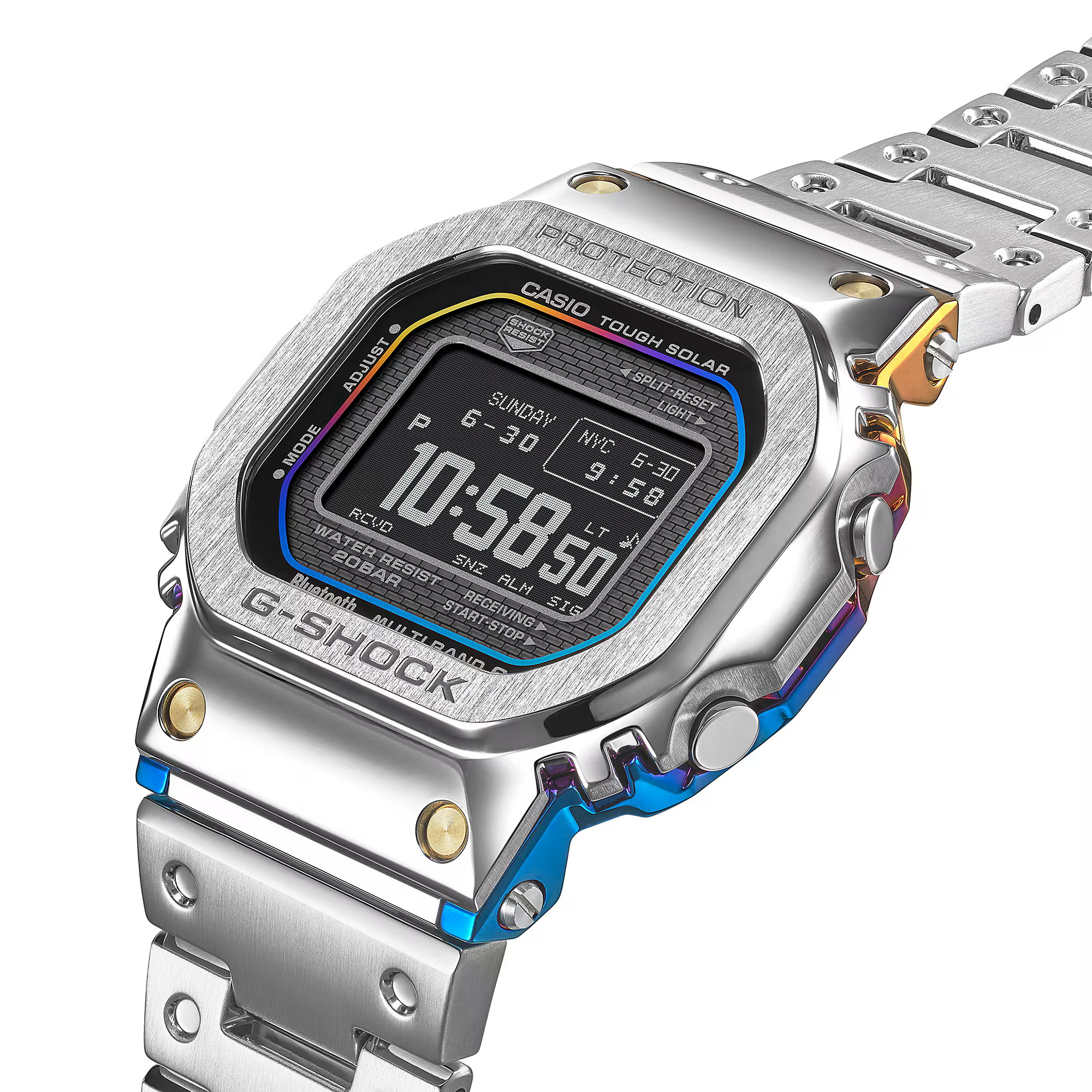 Casio G-Shock Raibow Gradient Metal 5000 MIP LCD GMWBZ5000RC-1