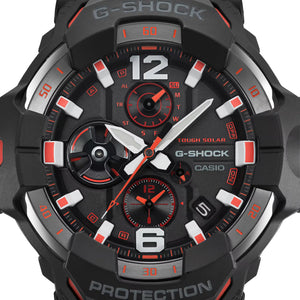 CASIO G-SHOCK GRB300-1A4 Gravity Master Black Orange Bluetooth Pilot Watch