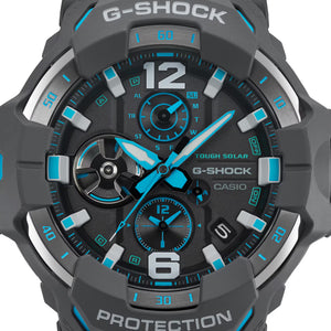 CASIO G-SHOCK GRB300-8A2Gravity Master Grey Blue Bluetooth Pilot Watch
