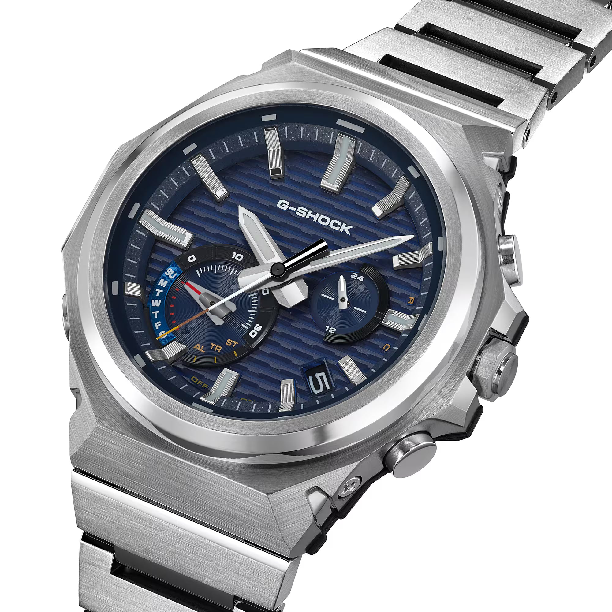 Casio G-Shock G Steel Blue Dial Bluetooth Watch GSTB1000D-2A