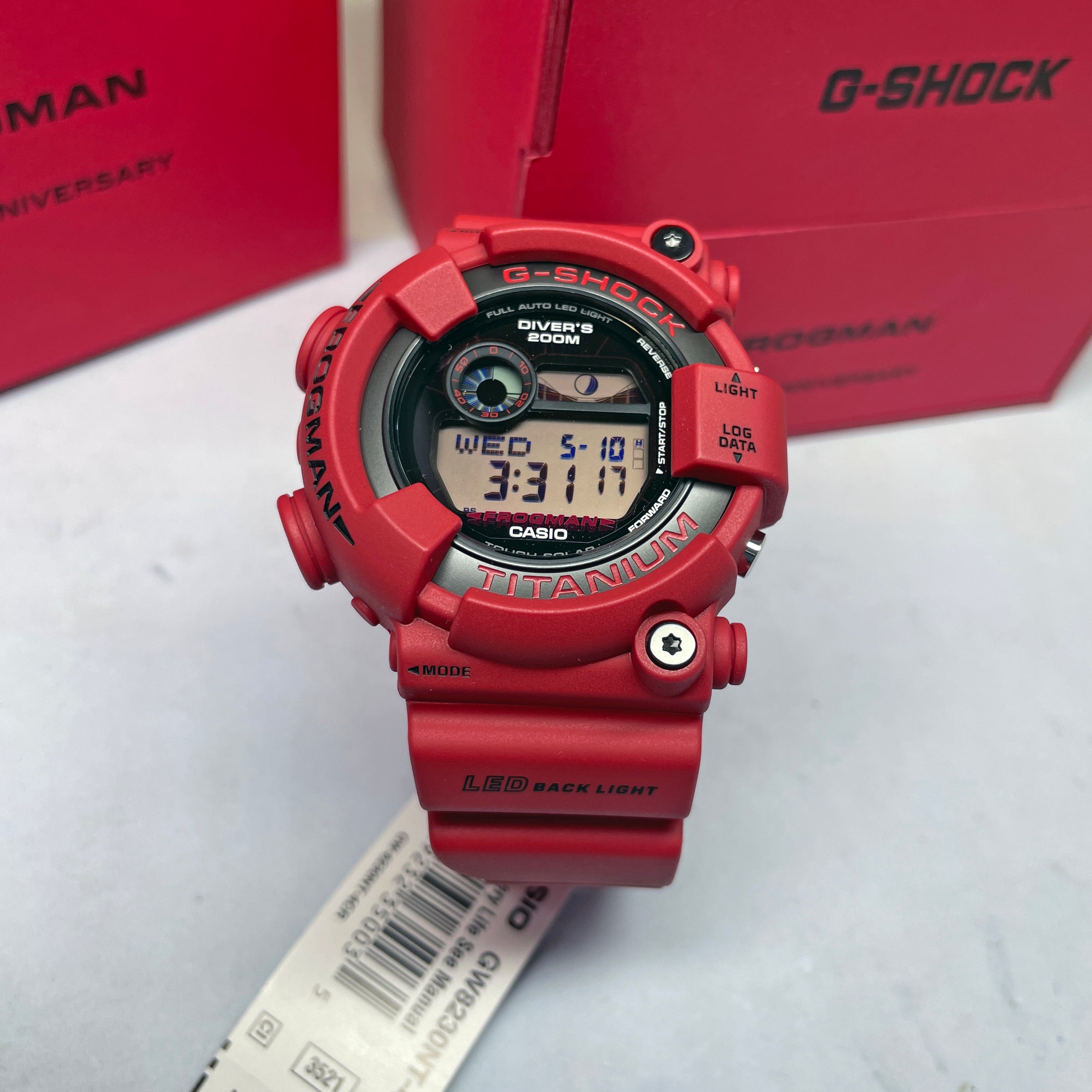 Casio G-Shock FROGMAN Digital Titanium 30th Anniversary 8200 Diver 