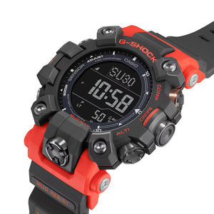 CASIO G-Shock GW9500-1A4 Mudman Triple Sensor Solar Red Orange Watch