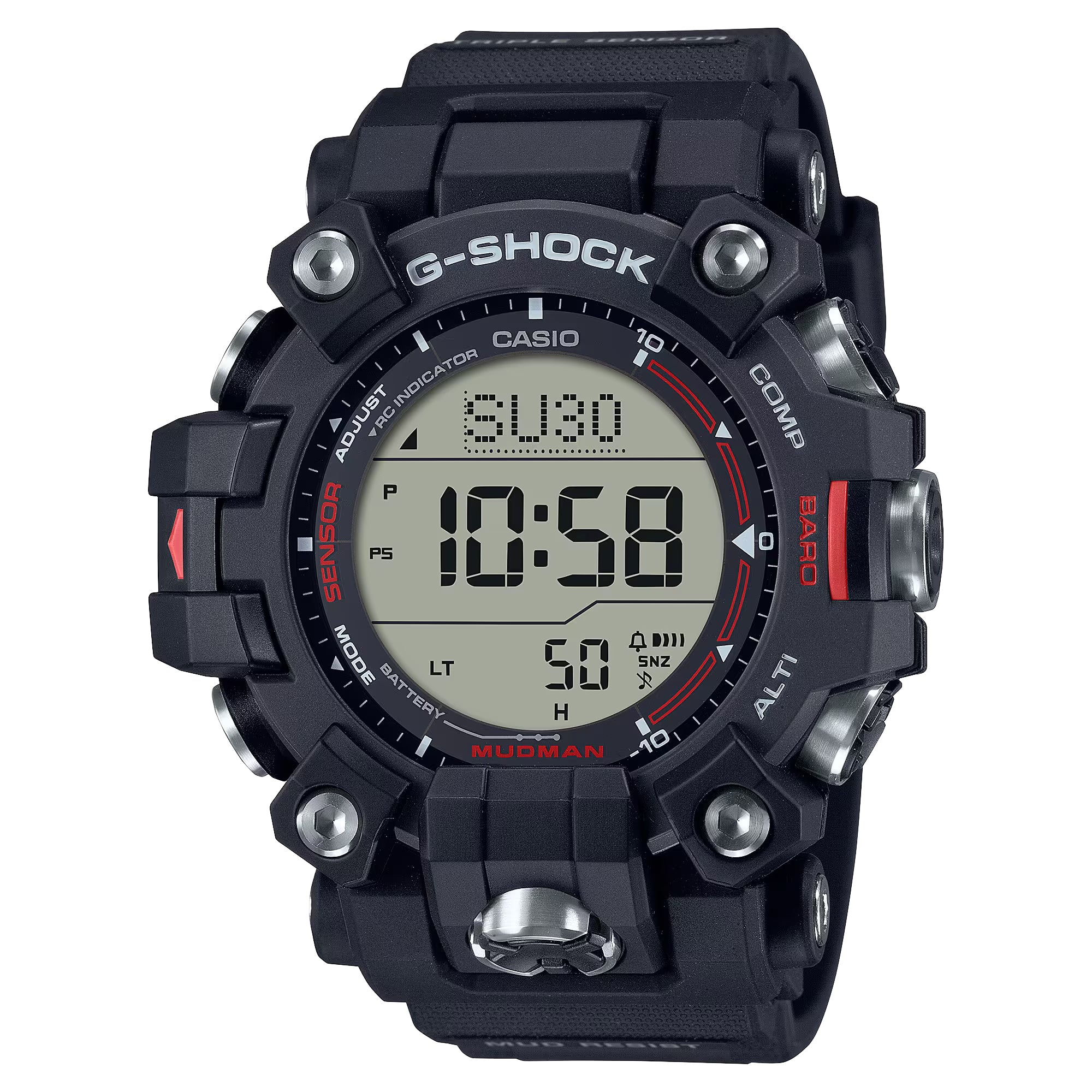 CASIO G-Shock GW9500-1 Mudman Triple Sensor Solar Black Watch – NAGI