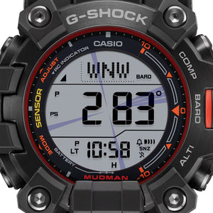 CASIO G-Shock GW9500MEC-1 Emergency Colors Red Orange Mudman Triple Sensor