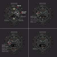 Casio G-Shock Mudmaster Tan Accents Green Compass Watch GWGB1000-1A3