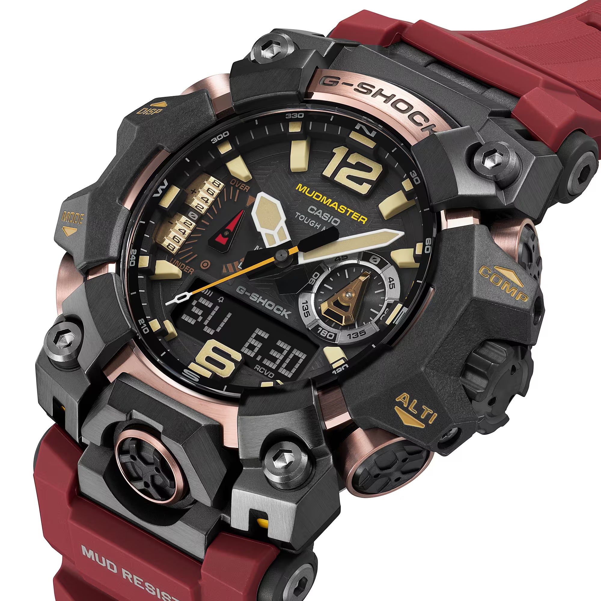 G shock outlet mudmaster red