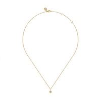 Gabriel & Co. 14K White & Yellow Gold Star of David Diamond Necklace img2