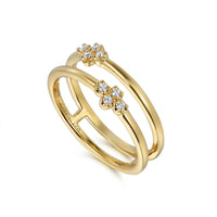 Gabriel & Co. 14K Yellow Gold Diamond Easy Stackable Ring Image 1