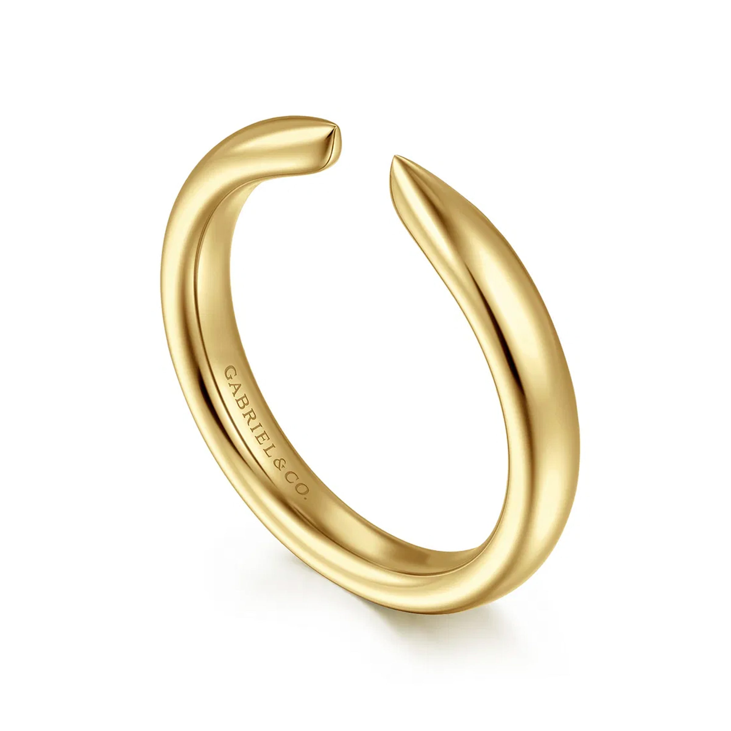 Gabriel & Co. 14K Yellow Gold Open Band img1
