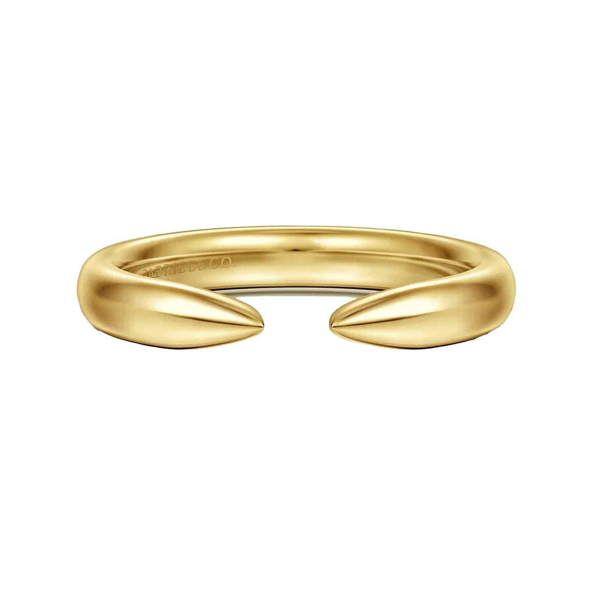 Gabriel & Co. 14K Yellow Gold Open Band img2
