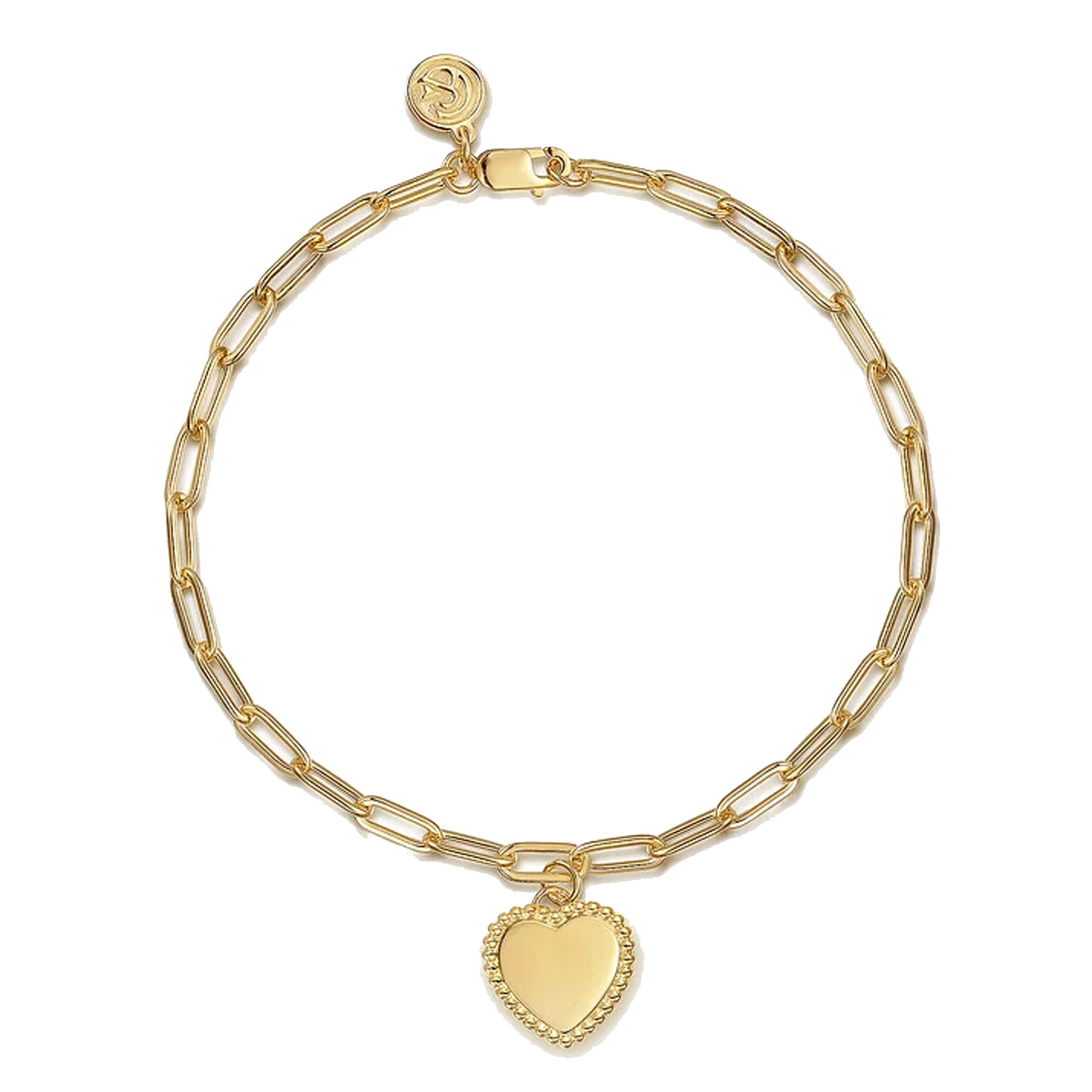 Gabriel & Co. 14K Yellow Gold Paper Clip Bracelet img1