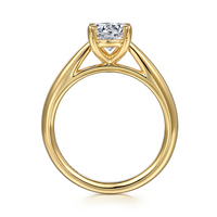 Gabriel & Co. Bambi 14K Yellow Gold Round Engagement Ring img3