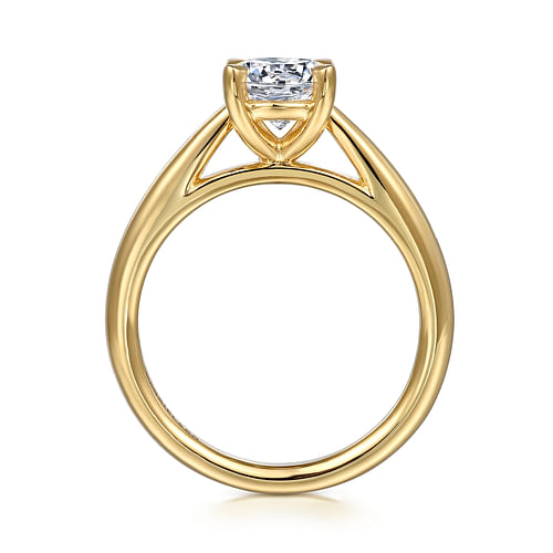 Gabriel & Co. Bambi 14K Yellow Gold Round Engagement Ring img3