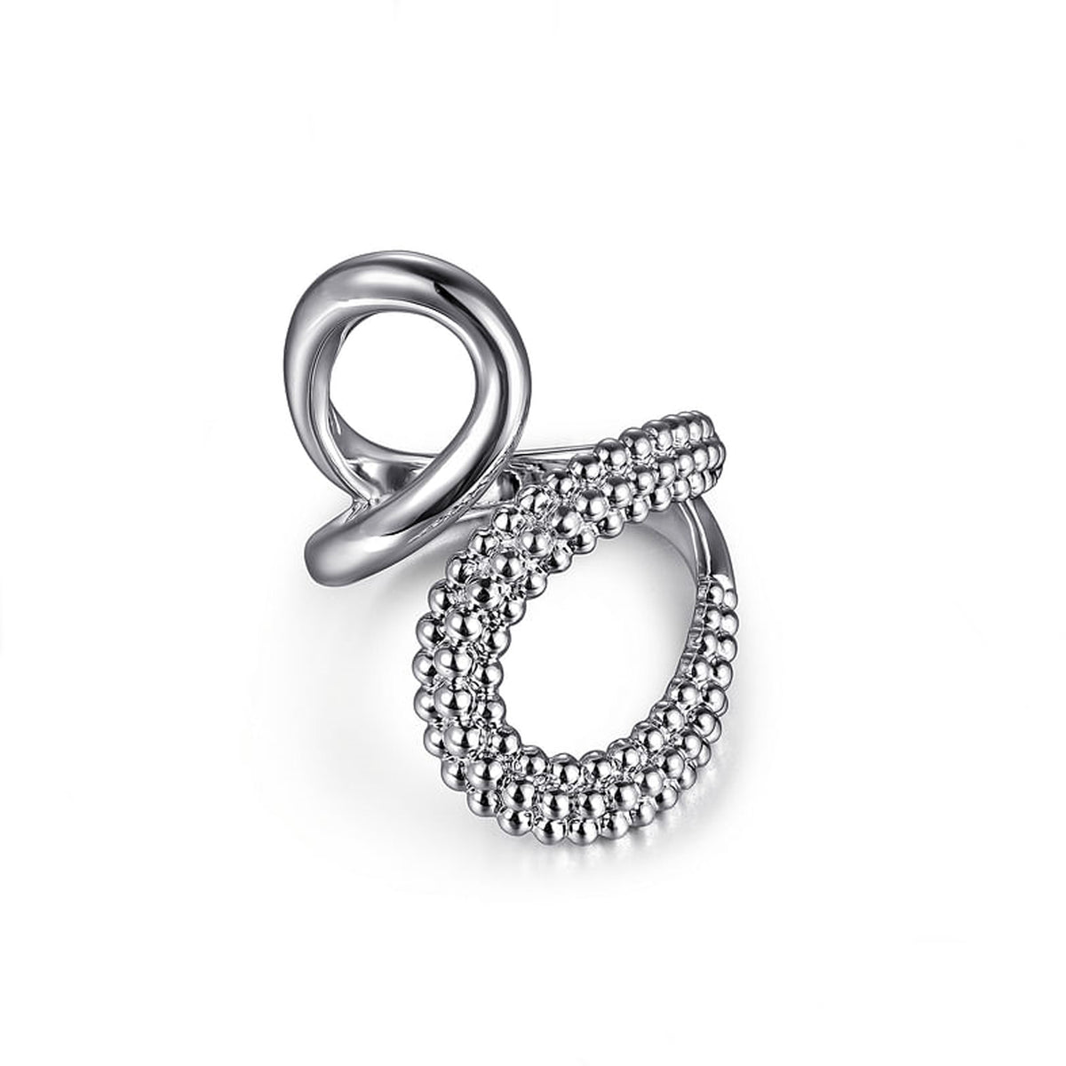 Gabriel & Co. Sterling Silver Bujukan Bypass Ring