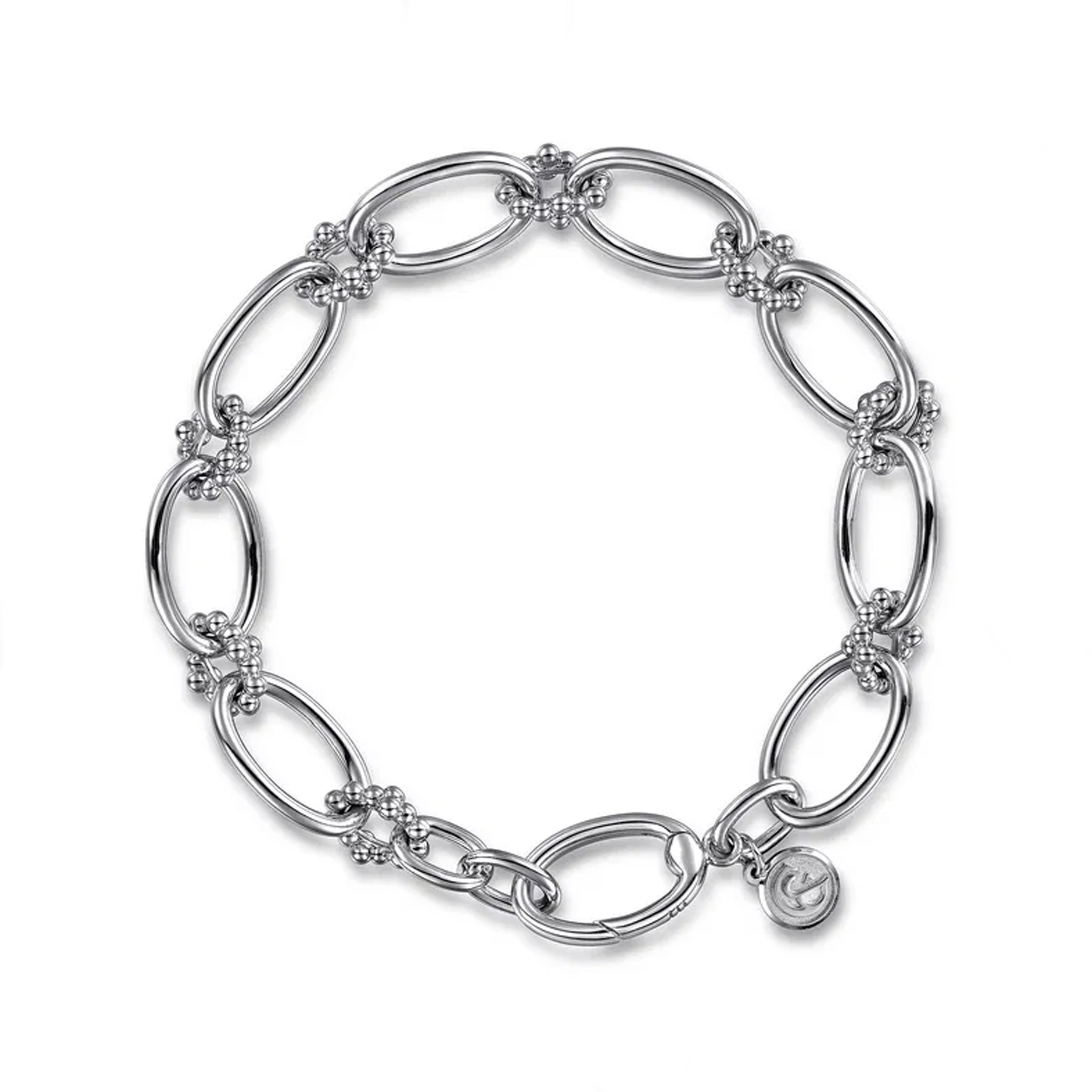 Gabriel & Co. Sterling Silver Bujukan Link Bracelect