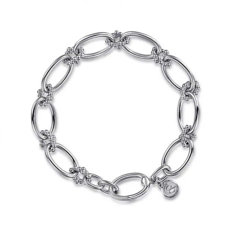 Gabriel & Co. Sterling Silver Bujukan Link Bracelect