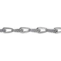 Gabriel & Co. Sterling Silver Bujukan Link Chain Bracelet - Timeless Elegance img2