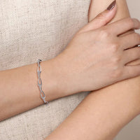 Gabriel & Co. Sterling Silver Bujukan Link Chain Bracelet - Timeless Elegance img3