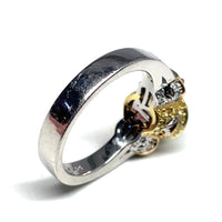Pre-owned Gregg Ruth Yellow & Pink Diamond Ring