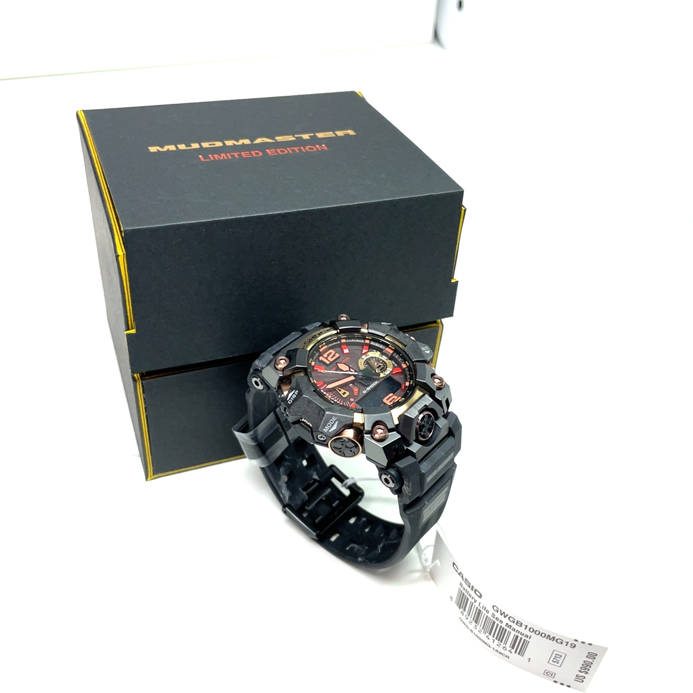 Casio G-Shock Mudmaster Magma Gold Limited Edition Watch GWGB1000MG-1A9