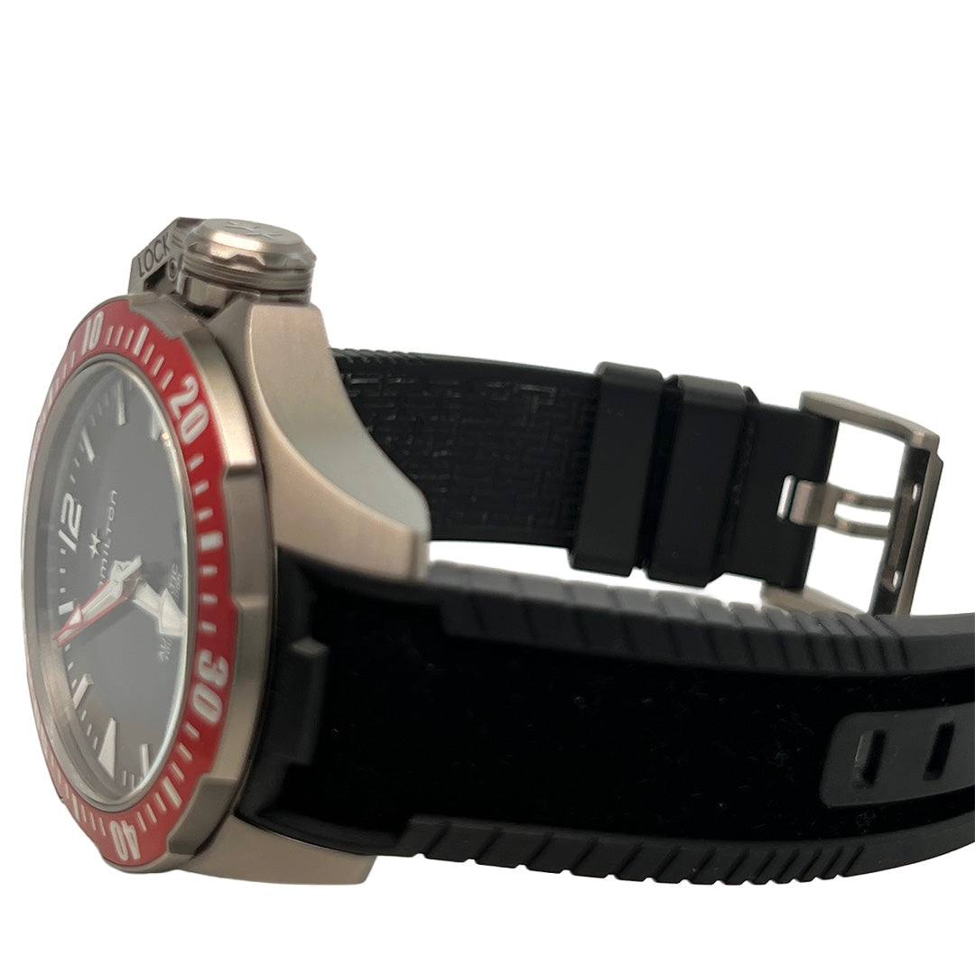 Pre-Owned Hamilton Khaki Navy Frogman Titanium Automatic Watch