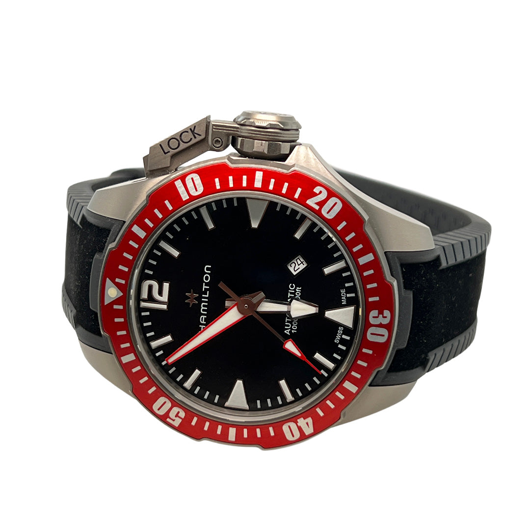 Pre-Owned Hamilton Khaki Navy Frogman Titanium Automatic Watch