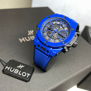 Hublot Blue Magic Big Bang Unico Chronograph 42mm Ceramic Watch