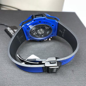 Hublot Blue Magic Big Bang Unico Chronograph 42mm Ceramic Watch