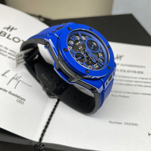 Hublot Blue Magic Big Bang Unico Chronograph 42mm Ceramic Watch