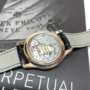 Pre-owned Patek Philippe Perpetual Calendar 39mm Rose Gold Ref. 5327R-001