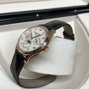 Pre-owned Patek Philippe Perpetual Calendar 39mm Rose Gold Ref. 5327R-001