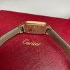 Pre-Owned Cartier Santos-Dumont XL Watch Rose Gold Grey WGSA0032