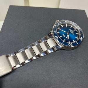 Pre-owned Oris Aquis Date Calibre 400 Blue Dial Steel Watch 01 400 7763 4135-078 24 09PEB