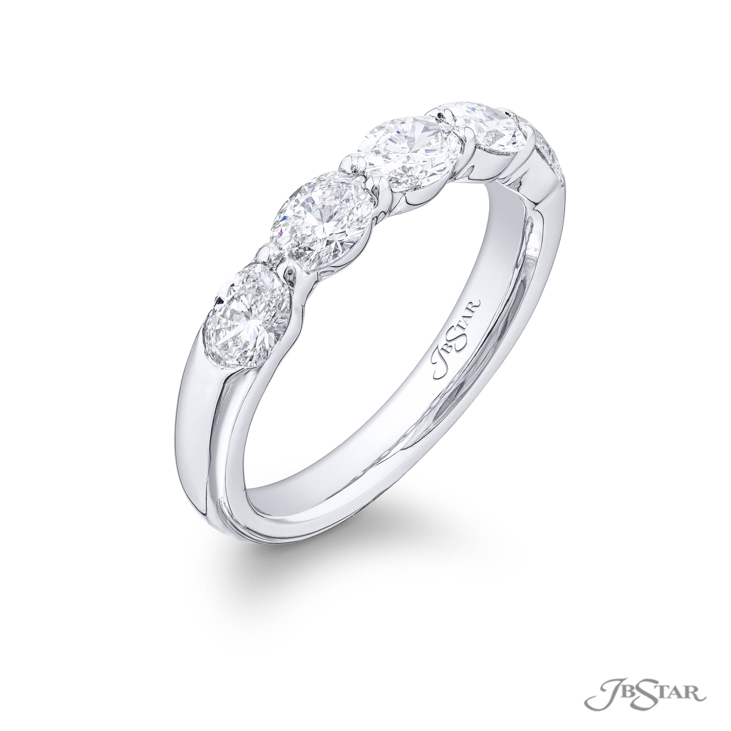 JB Star 5-Stone Oval Diamond Band img1
