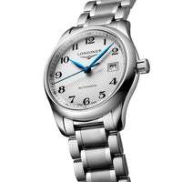 Longines Master 29MM Automatic Watch Silver Barleycorn Dial Stainless Steel Bracelet L22574786