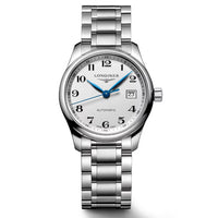 Longines Master 29MM Automatic Watch Silver Barleycorn Dial Stainless Steel Bracelet L22574786