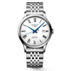 Longines Record 40MM Automatic White Dial Stainless Steel Watch L28214116