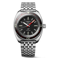 Longines Ultrachron 43MM Automatic Watch Black Dial Stainless Steel Bracelet L28364526