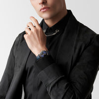 Longines Masters 40MM Automatic Watch Blue Dial, Moonphase, Blue Strap L29094920