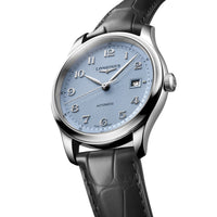 Longines Master Collection 41MM Light Blue Dial Automatic Anthracite Strap Watch L29504992