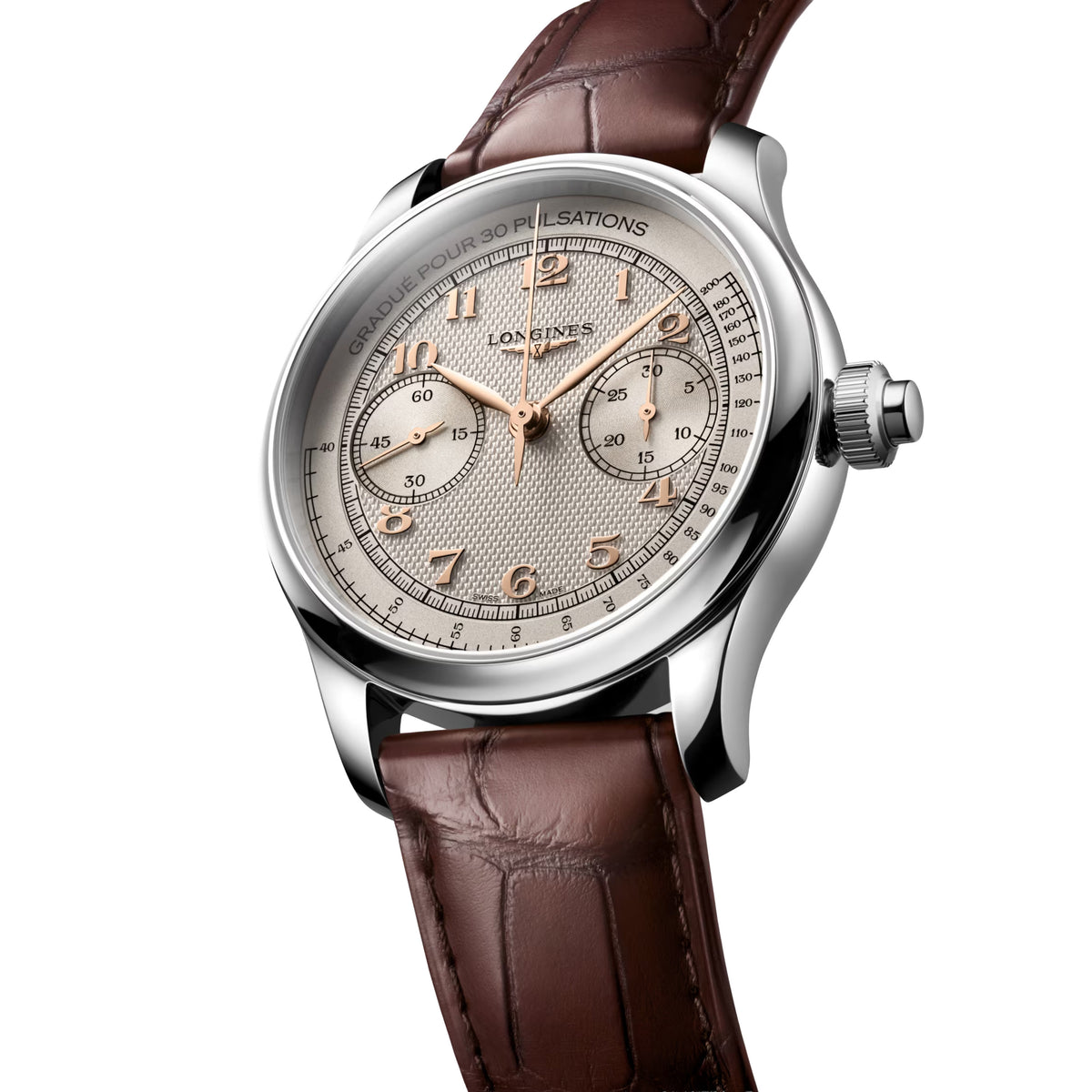 Longines Master Collection 41MM Chrono Monopusher Pulsometer Mechanical Watch