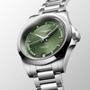 Longines Conquest Diamond Green Women's Watch L3.430.4.07.6 34mm