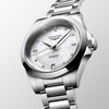 Longines Conquest Diamond Mother of Pearl Women's Watch L3.430.4.87.6 34.00mm