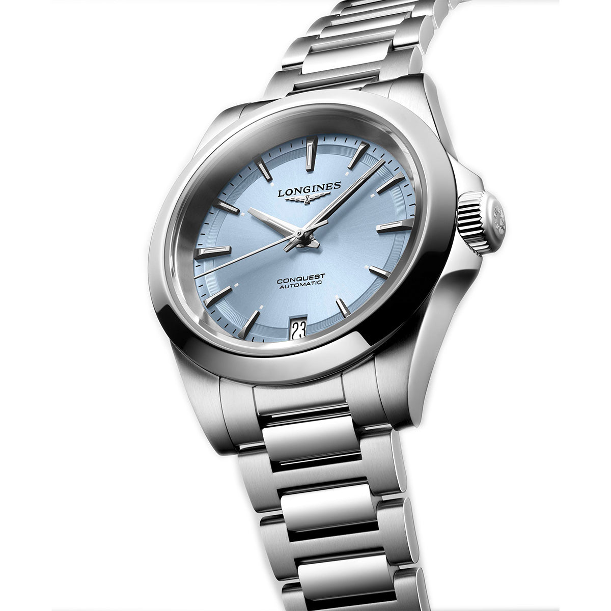 Longines Conquest 34MM Automatic Watch Blue Dial Stainless Steel Bracelet L34304926 - NAGI